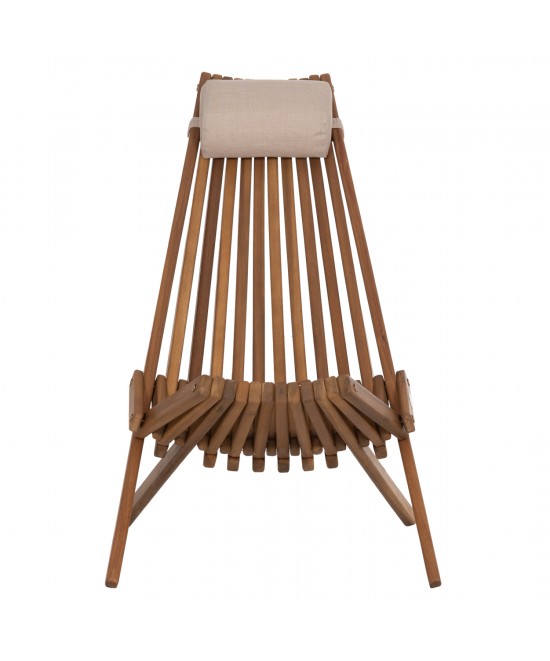 ΠΟΛΥΘΡΟΝΑ LOUNGE ΜΕ ΜΑΞΙΛΑΡΑΚΙ ΠΤΥΣΣΟΜΕΝΗ SHIGAN HM6530 ΞΥΛΟ ΑΚΑΚΙΑΣ 56.5x83x87Υεκ