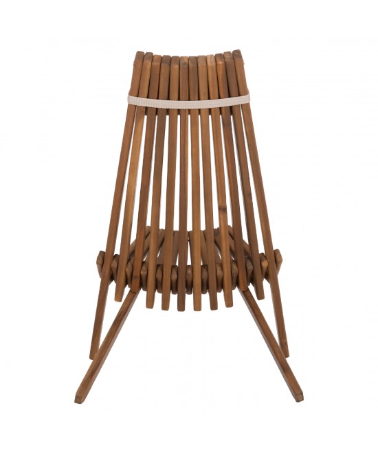 ΠΟΛΥΘΡΟΝΑ LOUNGE ΜΕ ΜΑΞΙΛΑΡΑΚΙ ΠΤΥΣΣΟΜΕΝΗ SHIGAN HM6530 ΞΥΛΟ ΑΚΑΚΙΑΣ 56.5x83x87Υεκ
