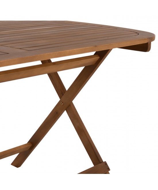 ΤΡΑΠΕΖΙ ΤΡΑΠΕΖΑΡΙΑΣ ΟΒΑΛ ΠΤΥΣΣΟΜΕΝΟ FILLY HM6541 ΞΥΛΟ ΑΚΑΚΙΑΣ ΣΕ ΦΥΣΙΚΟ 160x85x74Υεκ