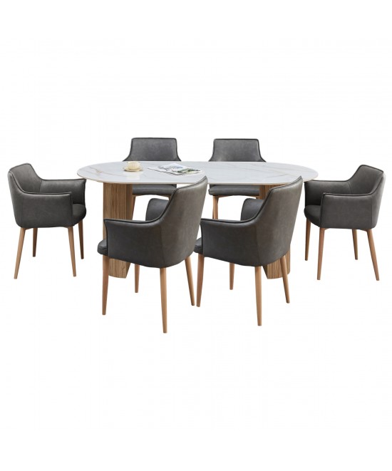 ΣΕΤ ΤΡΑΠΕΖΑΡΙΑΣ 7ΤΜΧ MELLOW HM21360 ΚΕΡΑΜΙΚΟ TOP/MDF ΠΟΔΙΑ--PU ΓΚΡΙ/ΜΕΤΑΛ.ΠΟΔΙΑ ΣΕΤ ΤΡΑΠΕΖΑΡΙΑΣ 7ΤΜΧ MELLOW HM21360 ΚΕΡΑΜΙΚΟ TOP/MDF ΠΟΔΙΑ--PU ΓΚΡΙ/ΜΕΤΑΛ.ΠΟΔΙΑ