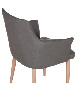 ΣΕΤ ΤΡΑΠΕΖΑΡΙΑΣ 7ΤΜΧ MELLOW HM21360 ΚΕΡΑΜΙΚΟ TOP/MDF ΠΟΔΙΑ--PU ΓΚΡΙ/ΜΕΤΑΛ.ΠΟΔΙΑ