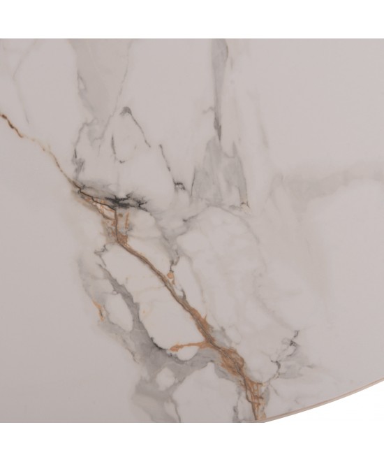 ΣΕΤ ΤΡΑΠΕΖΑΡΙΑΣ 7ΤΜΧ MELLOW HM21361 ΚΕΡΑΜΙΚΟ TOP/MDF ΠΟΔΙΑ--PU ΚΑΦΕ/ΜΕΤΑΛ.ΠΟΔΙΑ