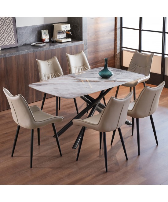 ΣΕΤ ΤΡΑΠΕΖΑΡΙΑΣ 7ΤΜΧ ISKA HM21363 ΚΕΡΑΜΙΚΟ TOP/ΜΕΤΑΛ. ΠΟΔΙΑ--PU ΜΠΕΖ/ΜΕΤΑΛ.ΠΟΔΙΑ ΣΕΤ ΤΡΑΠΕΖΑΡΙΑΣ 7ΤΜΧ ISKA HM21363 ΚΕΡΑΜΙΚΟ TOP/ΜΕΤΑΛ. ΠΟΔΙΑ--PU ΜΠΕΖ/ΜΕΤΑΛ.ΠΟΔΙΑ