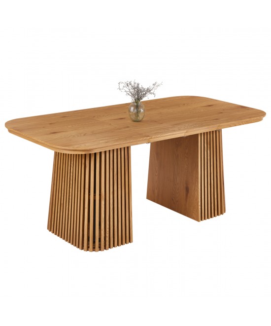 ΤΡΑΠΕΖΙ ΤΡΑΠΕΖΑΡΙΑΣ ΕΠΕΚΤΕΙΝΟΜΕΝΟ VERLO HM18436 MDF ΣΕ ΦΥΣΙΚΟ 120/150/180x90x75Υεκ.