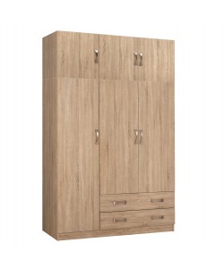 ΝΤΟΥΛΑΠΑ 3ΦΥΛΛΗ ΜΕ ΠΑΤΑΡΙ CARLY HM10891.02 ΜΕΛΑΜΙΝΗ ΣΕ SONAMA 150X55Χ240Υεκ.