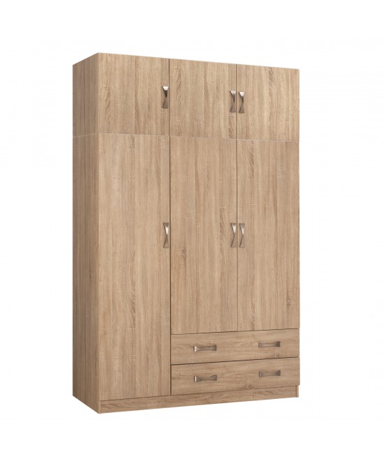 ΝΤΟΥΛΑΠΑ 3ΦΥΛΛΗ ΜΕ ΠΑΤΑΡΙ CARLY HM10891.02 ΜΕΛΑΜΙΝΗ ΣΕ SONAMA 150X55Χ240Υεκ.