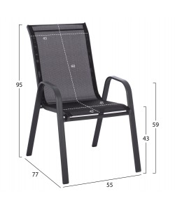 ΣΕΤ ΤΡΑΠΕΖΑΡΙΑΣ 5ΤΜΧ ADAM HM10897.03 ΤΡΑΠΕΖΙ 110x60εκ & 4 ΠΟΛΥΘΡΟΝΕΣ--ΜΑΥΡΟ ΣΕΤ ΤΡΑΠΕΖΑΡΙΑΣ 5ΤΜΧ ADAM HM10897.03 ΤΡΑΠΕΖΙ 110x60εκ & 4 ΠΟΛΥΘΡΟΝΕΣ--ΜΑΥΡΟ
