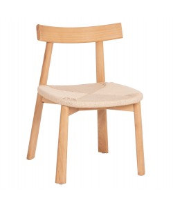 KΑΡΕΚΛΑ ΤΡΑΠΕΖΑΡΙΑΣ OSORIO HM18335.01 RUBBERWOOD & ΣΧΟΙΝΙ ΣΕ ΦΥΣΙΚΟ 51x55x74Υεκ