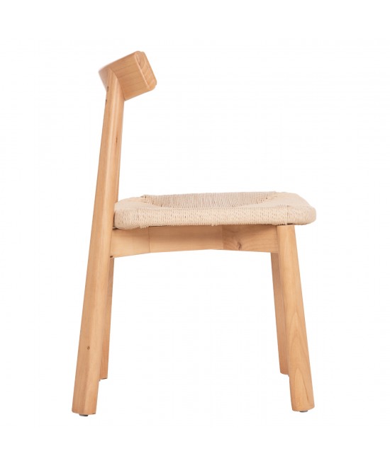 KΑΡΕΚΛΑ ΤΡΑΠΕΖΑΡΙΑΣ OSORIO HM18335.01 RUBBERWOOD & ΣΧΟΙΝΙ ΣΕ ΦΥΣΙΚΟ 51x55x74Υεκ