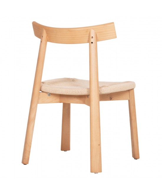 KΑΡΕΚΛΑ ΤΡΑΠΕΖΑΡΙΑΣ OSORIO HM18335.01 RUBBERWOOD & ΣΧΟΙΝΙ ΣΕ ΦΥΣΙΚΟ 51x55x74Υεκ