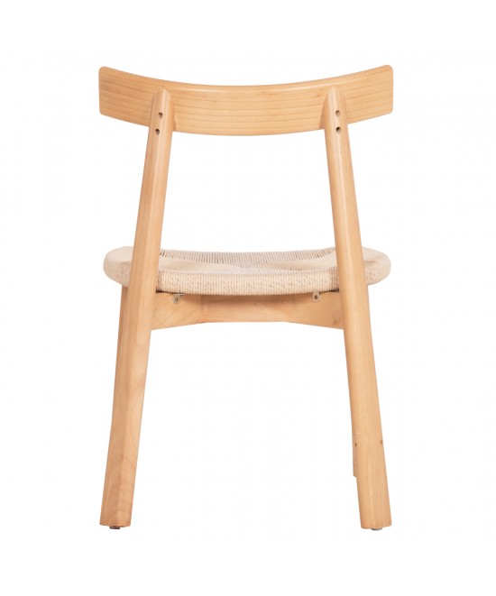 KΑΡΕΚΛΑ ΤΡΑΠΕΖΑΡΙΑΣ OSORIO HM18335.01 RUBBERWOOD & ΣΧΟΙΝΙ ΣΕ ΦΥΣΙΚΟ 51x55x74Υεκ