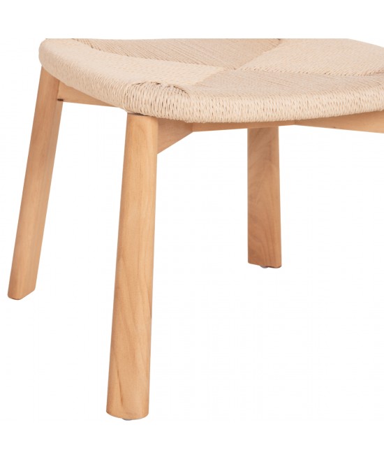 KΑΡΕΚΛΑ ΤΡΑΠΕΖΑΡΙΑΣ OSORIO HM18335.01 RUBBERWOOD & ΣΧΟΙΝΙ ΣΕ ΦΥΣΙΚΟ 51x55x74Υεκ