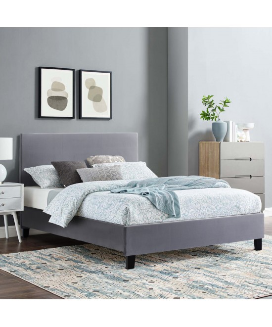 ΚΡΕΒΑΤΙ ΜΕ ΣΤΡΩΜΑ BECCA HM10760.02 ΓΚΡΙ ΥΦΑΣΜΑ--ΓΙΑ 150x200εκ ΚΡΕΒΑΤΙ ΜΕ ΣΤΡΩΜΑ BECCA HM10760.02 ΓΚΡΙ ΥΦΑΣΜΑ--ΓΙΑ 150x200εκ