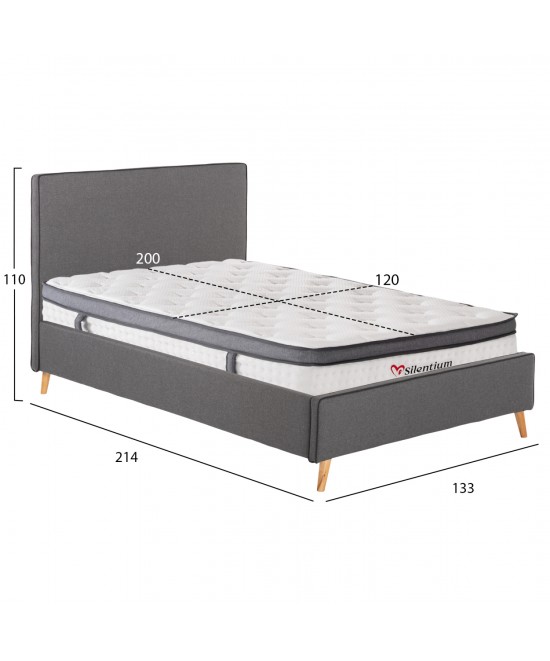 ΚΡΕΒΑΤΙ ΗΜΙΔΙΠΛΟ ΜΕ ΣΤΡΩΜΑ MAYLIN HM10802.02 ΓΚΡΙ ΥΦΑΣΜΑ--ΣΤΡΩΜΑ 120Χ200εκ ΚΡΕΒΑΤΙ ΗΜΙΔΙΠΛΟ ΜΕ ΣΤΡΩΜΑ MAYLIN HM10802.02 ΓΚΡΙ ΥΦΑΣΜΑ--ΣΤΡΩΜΑ 120Χ200εκ