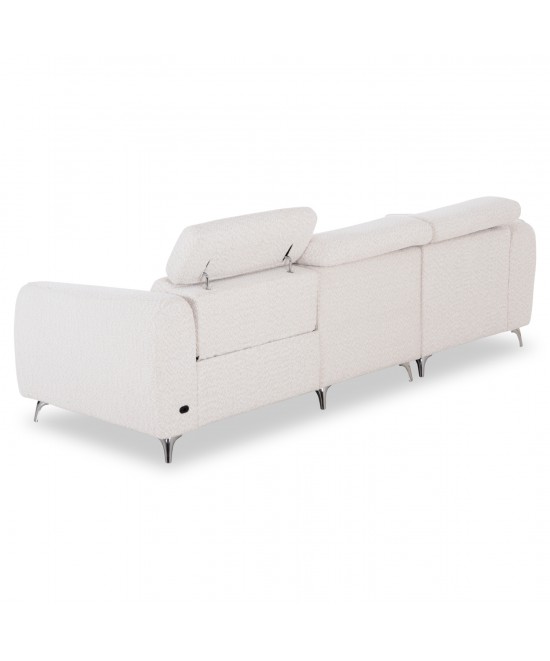 ΚΑΝΑΠΕΣ ΑΡΙΣΤΕΡΗ ΓΩΝΙΑ 3Θ ΜΕ RECLINE VALENTE HM3317.02L ΜΠΕΖ ΥΦΑΣΜΑ 275x160x104Yεκ ΚΑΝΑΠΕΣ ΑΡΙΣΤΕΡΗ ΓΩΝΙΑ 3Θ ΜΕ RECLINE VALENTE HM3317.02L ΜΠΕΖ ΥΦΑΣΜΑ 275x160x104Yεκ