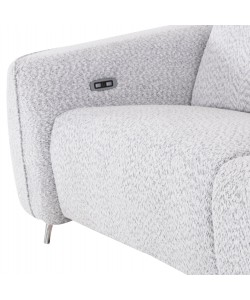ΚΑΝΑΠΕΣ ΔΕΞΙΑ ΓΩΝΙΑ 3Θ ΜΕ RECLINE VALENTE HM3317.01R ΑΝΟΙΧΤΟ ΓΚΡΙ ΥΦΑΣΜΑ 275x160x104Yεκ