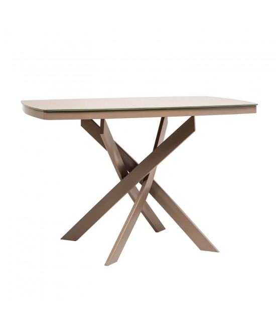 Τραπέζι Orion 120 Μόκα 120 x 75 x 75