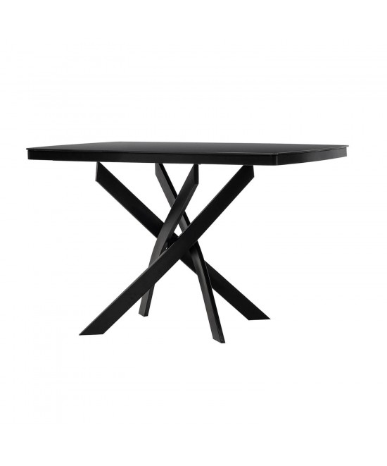 Τραπέζι Orion 120 Μαύρο 120 x 75 x 75