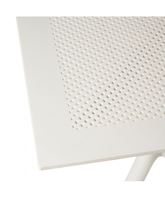 Τραπέζι Ocean λευκό 70 x 70 x 75