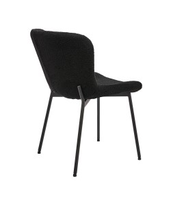 Καρέκλα Melina Μαύρο 48 x 59 x 80