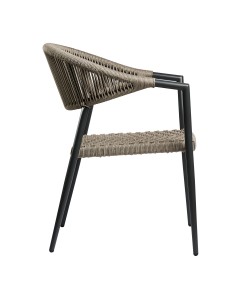 Πολυθρόνα Oggi με Μόκα σχοινί 55.5 x 59 x 78.5