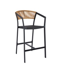 BELUGA BAR ΦΥΣΙΚΟ ΜΕ ΜΑΥΡΟ ΣΚΕΛΕΤΟ 57 x 60 x 105