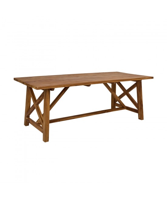 Τραπέζι MILIANI Φυσικό 220 x 100 x 79 Τραπέζι MILIANI Φυσικό 220 x 100 x 79