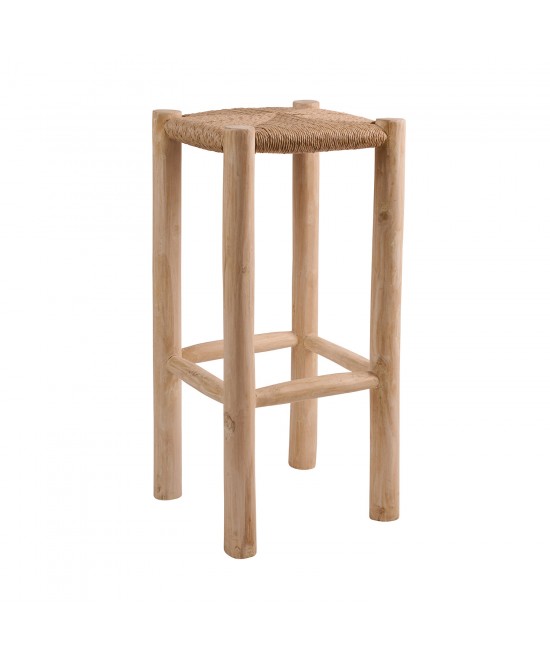 Σκαμπό CAZOO Φυσικό 35 x 35 x 76
