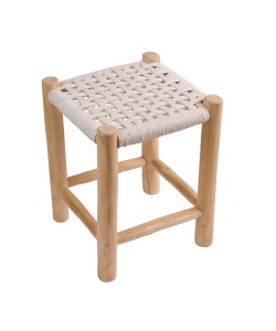 Σκαμπό NOOR λευκό 35 x 35 x 47