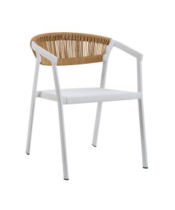 Πολυθρόνα CACTUS-TX φυσικό με λευκό σκελετό 57 x 64.5 x 76