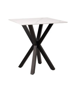 Τραπέζι Alberto λευκό μάρμαρο 70 x 70 x 76