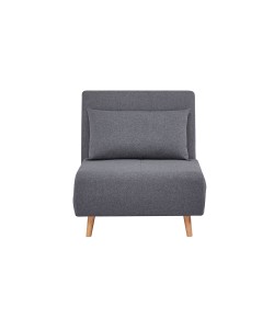 Πολυθρόνα - Κρεβάτι Scoop - 80 γκρι 80 x 91 x 84