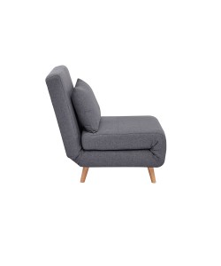 Πολυθρόνα - Κρεβάτι Scoop - 80 γκρι 80 x 91 x 84