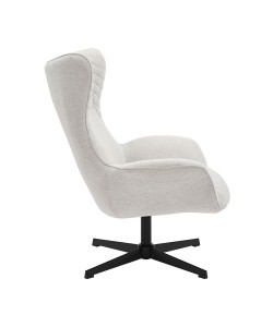 Πολυθρόνα Gossip μπεζ-καφέ 90 x 83 x 104