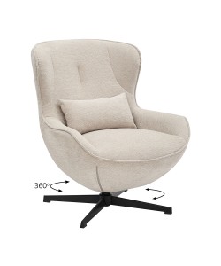 Πολυθρόνα Chanel μπεζ 76 x 87 x 90