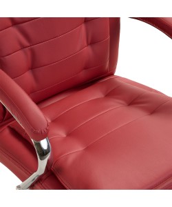 Kαρέκλα γραφείου Adelina μπορντό 65 x 62 x 105-116