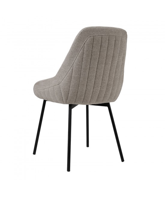 Καρέκλα Riviera μπεζ 55 x 60 x 87