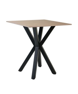 Τραπέζι Alberto Μπεζ Πέτρα 70 x 70 x 76