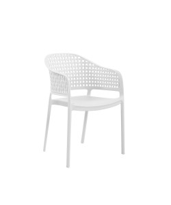 Πολυθρόνα CUBA λευκό 56 x 54 x 81