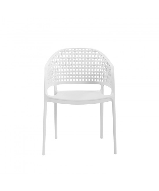 Πολυθρόνα CUBA λευκό 56 x 54 x 81