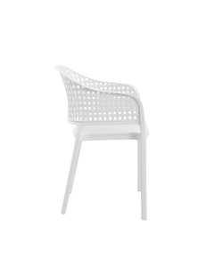 Πολυθρόνα CUBA λευκό 56 x 54 x 81