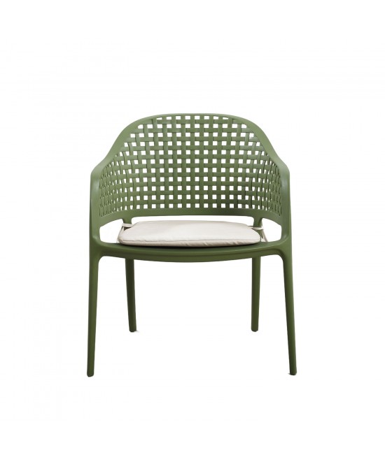 Πολυθρόνα CUBA-L λαδί 66 x 67 x 82