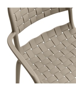 Πολυθρόνα Tonic μόκα 55 x 57 x 82