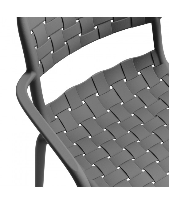 Πολυθρόνα Tonic γκρι 55 x 57 x 82