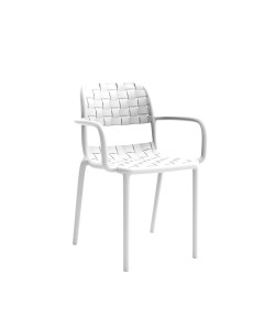 Πολυθρόνα Tonic λευκό 55 x 57 x 82