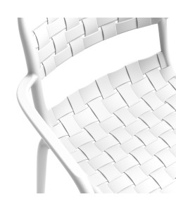 Πολυθρόνα Tonic λευκό 55 x 57 x 82