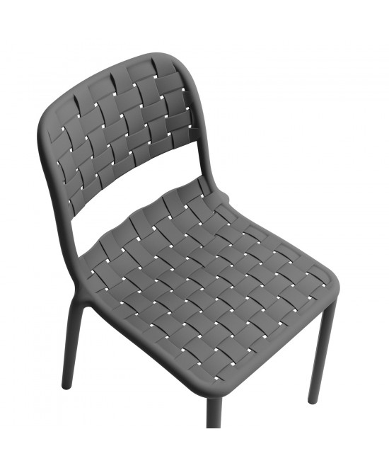 Καρέκλα Tonic-C γκρι 55 x 55 x 82