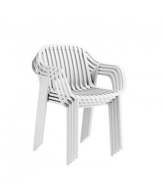 Καρέκλα Luaz λευκό 54 x 60 x 83