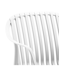 Καρέκλα Luaz λευκό 54 x 60 x 83