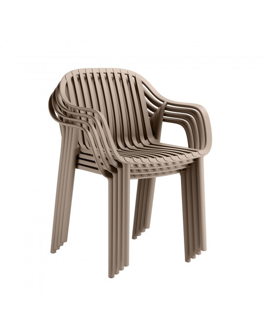 Καρέκλα Luaz μόκα 54 x 60 x 83